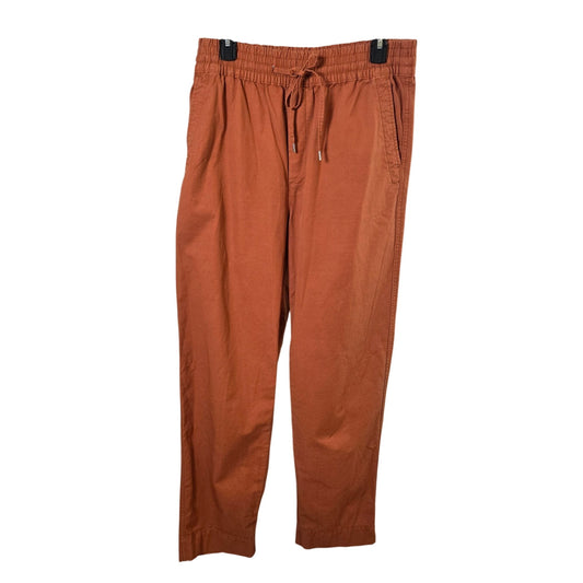 Gap Terra Cotta High Rise Straight Leg Pull On Pants Size 10 Tall