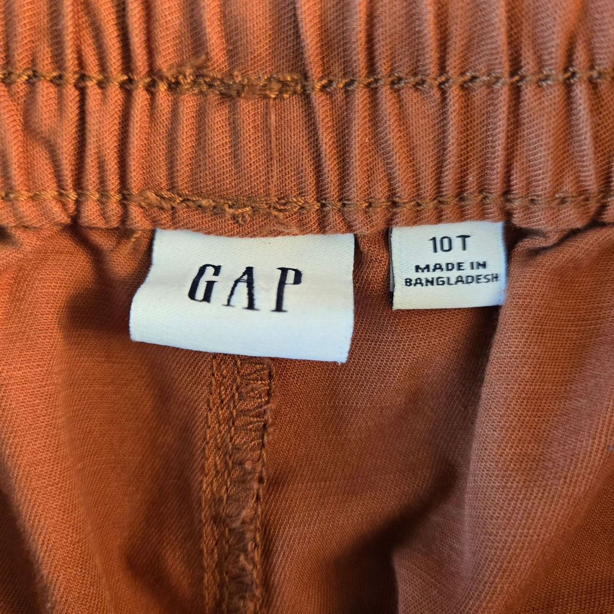 Gap Terra Cotta High Rise Straight Leg Pull On Pants Size 10 Tall