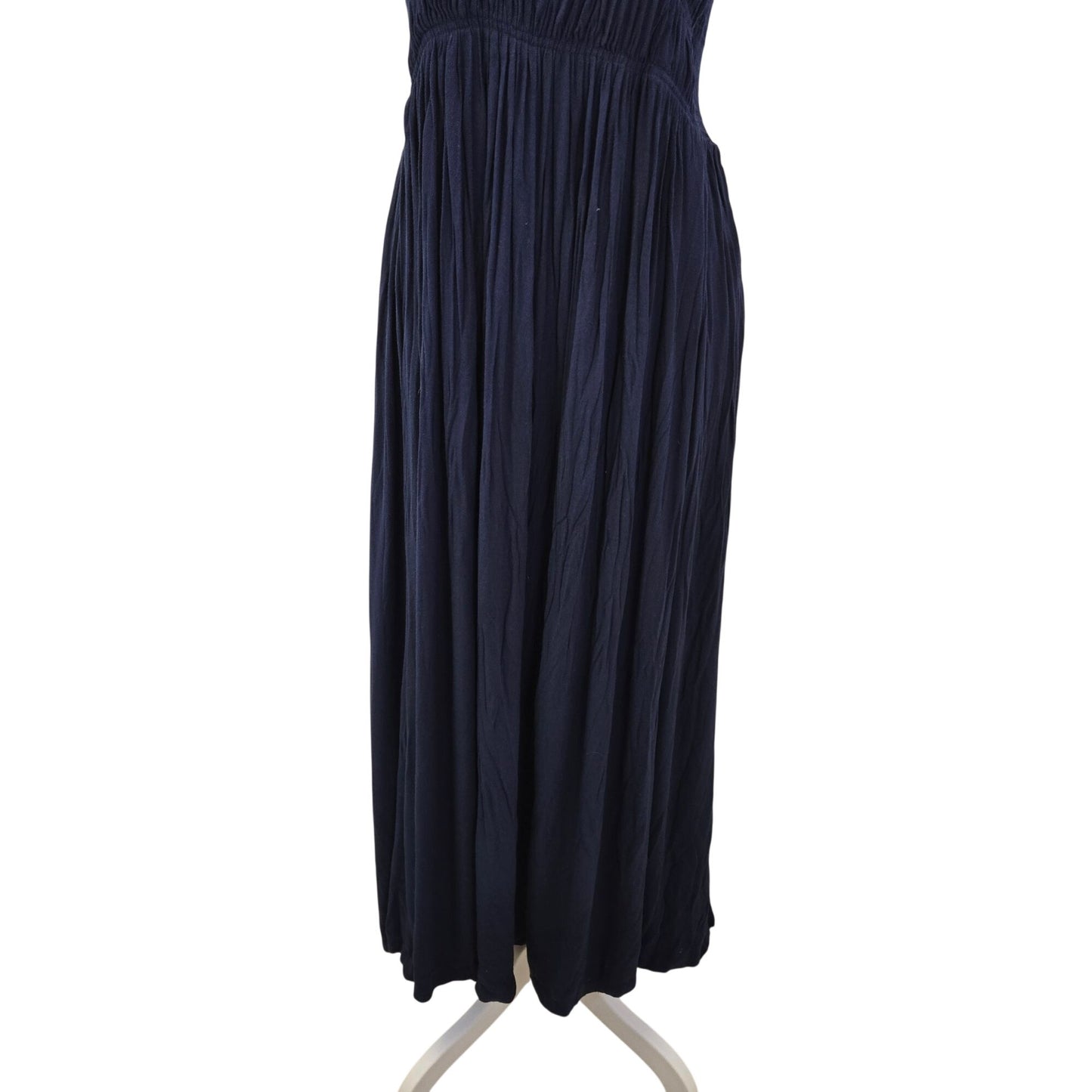 Bishop + Young Grecian Corset Smocked Bodice Maxi Dress Size Large