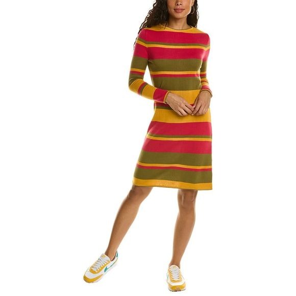 Frances Valentine Phoebe Striped Sweater Dress Size Small