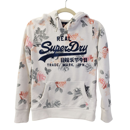 Super Dry Floral Hoodie Size 4