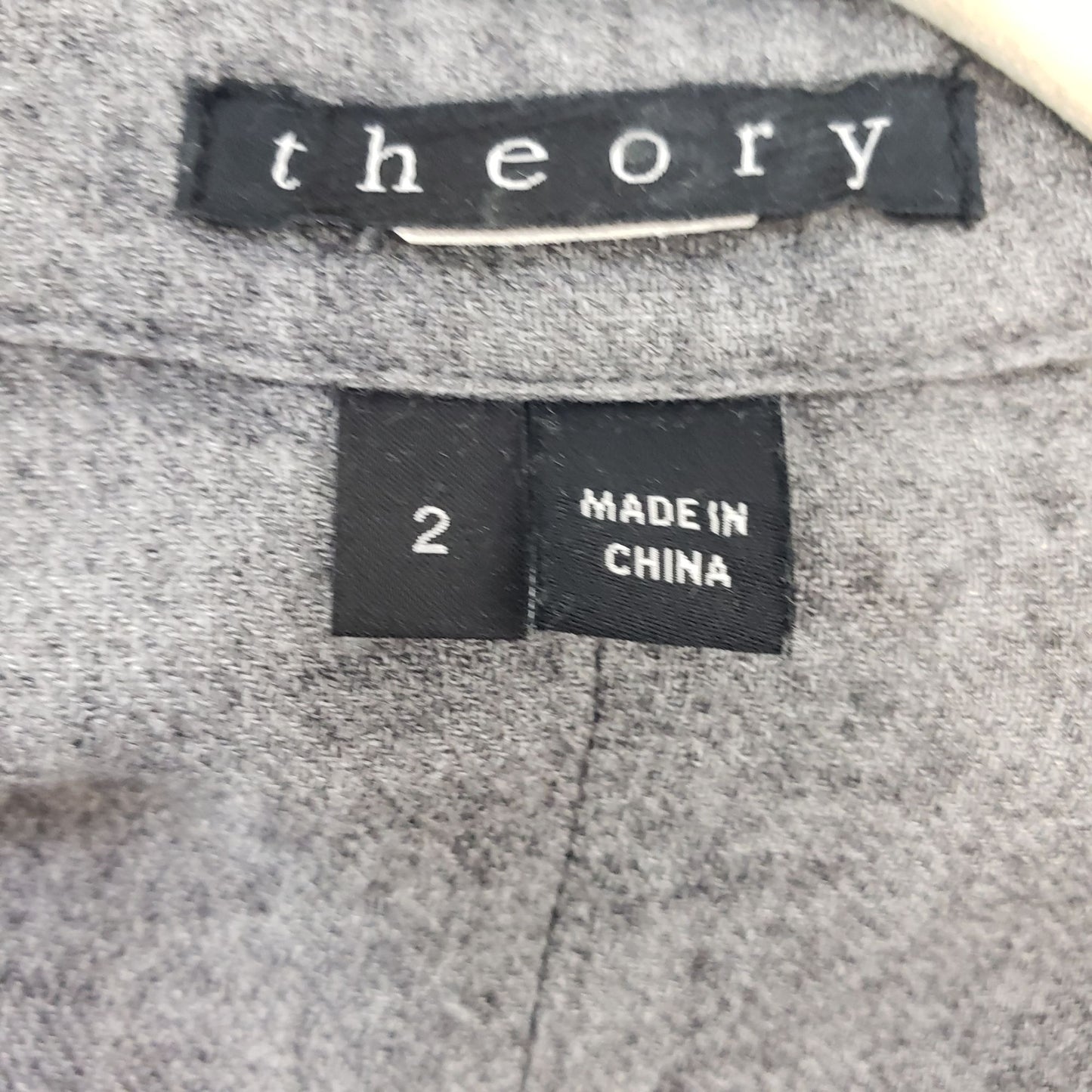 Theory Wool Blend Maxi Shirt Dress Size Small