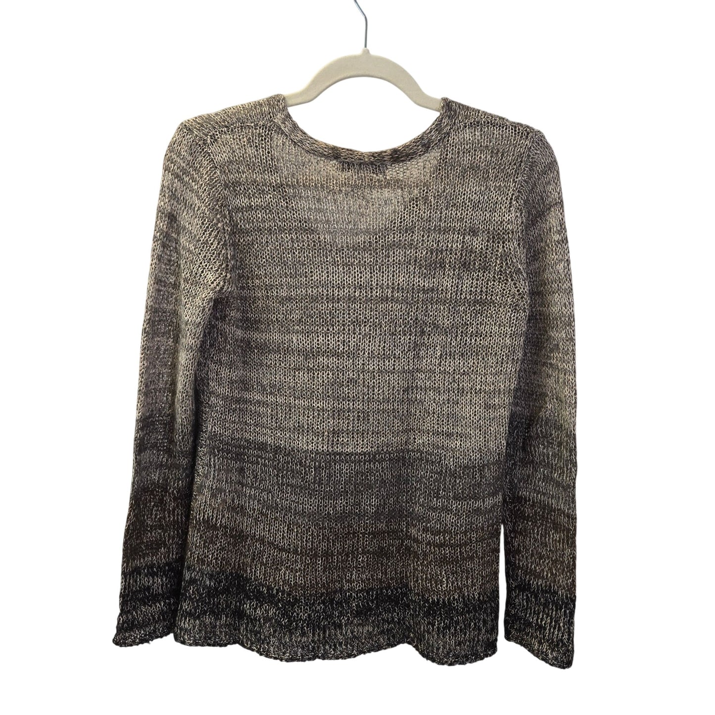 Coldwater Creek Linen & Wool Blend Ombre Sweater Size Small