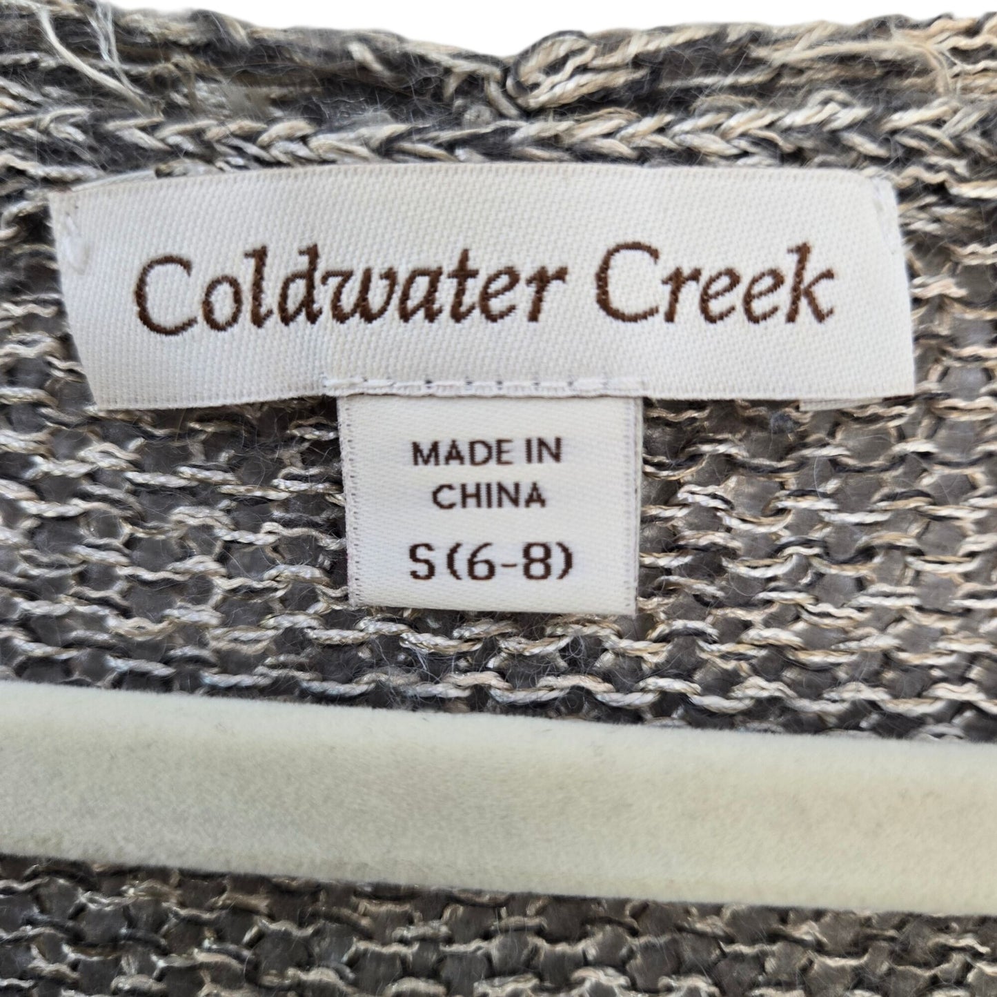 Coldwater Creek Linen & Wool Blend Ombre Sweater Size Small