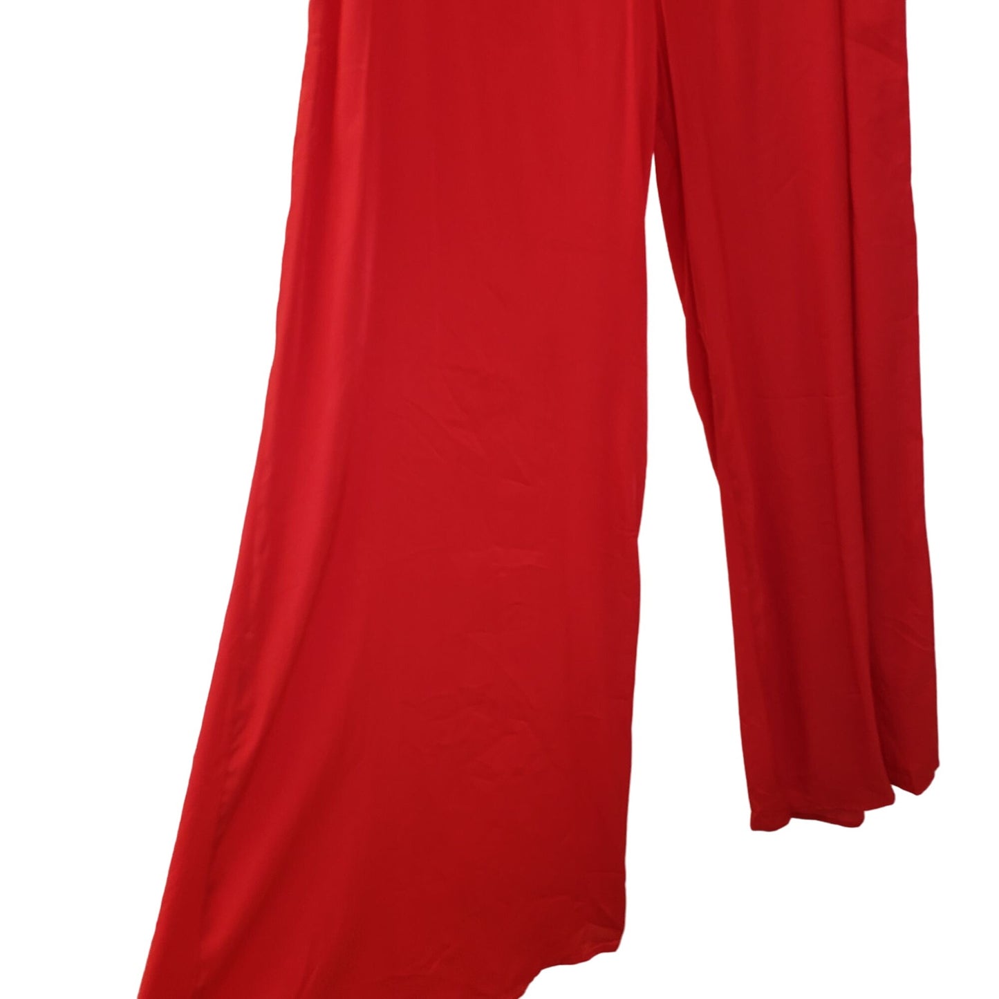 NWT Suzanne Betro Wide Leg Satin-Like Pants Size XL