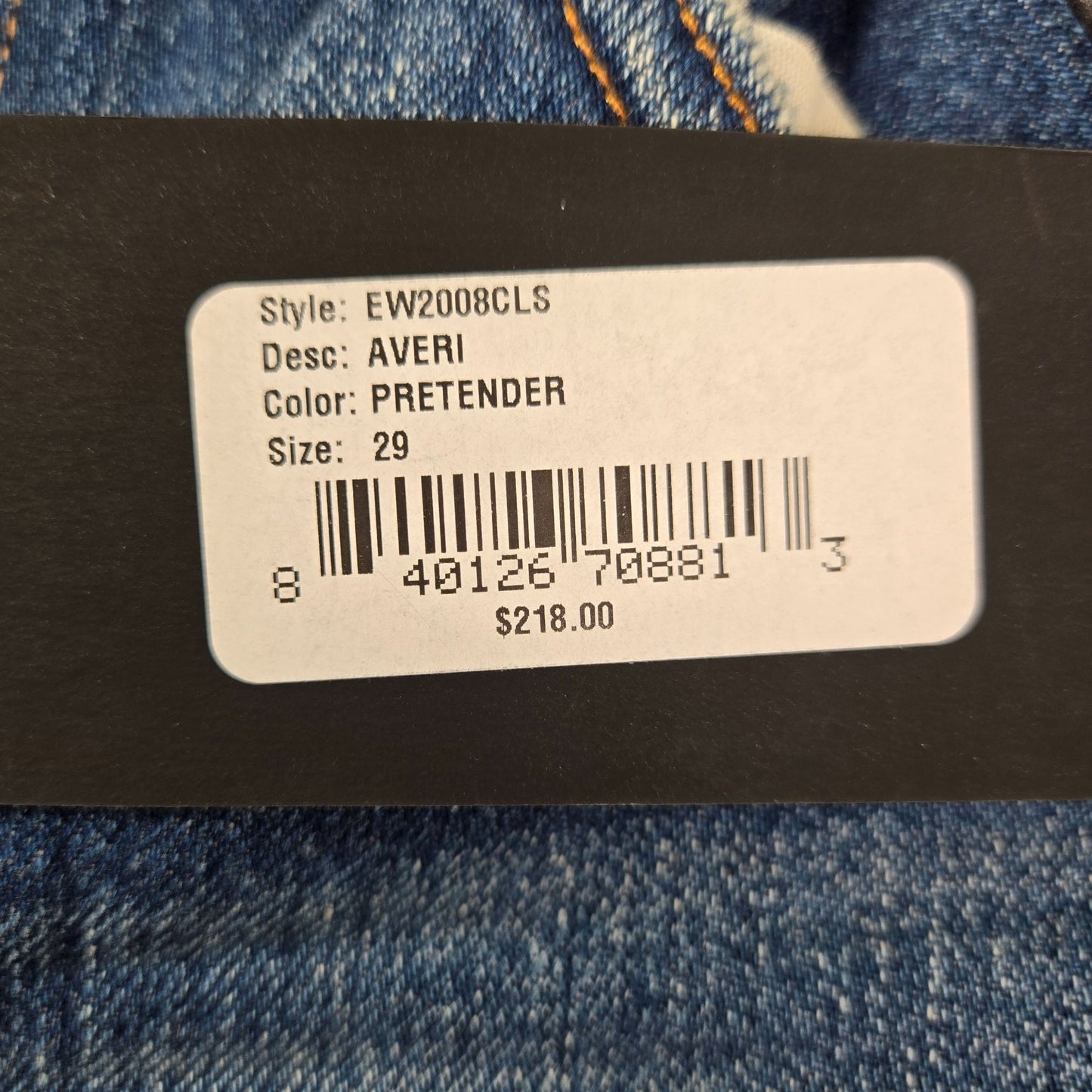 NWT Anthropologie Edwin Averie Ankle Flare Jeans in Pretender Size 29