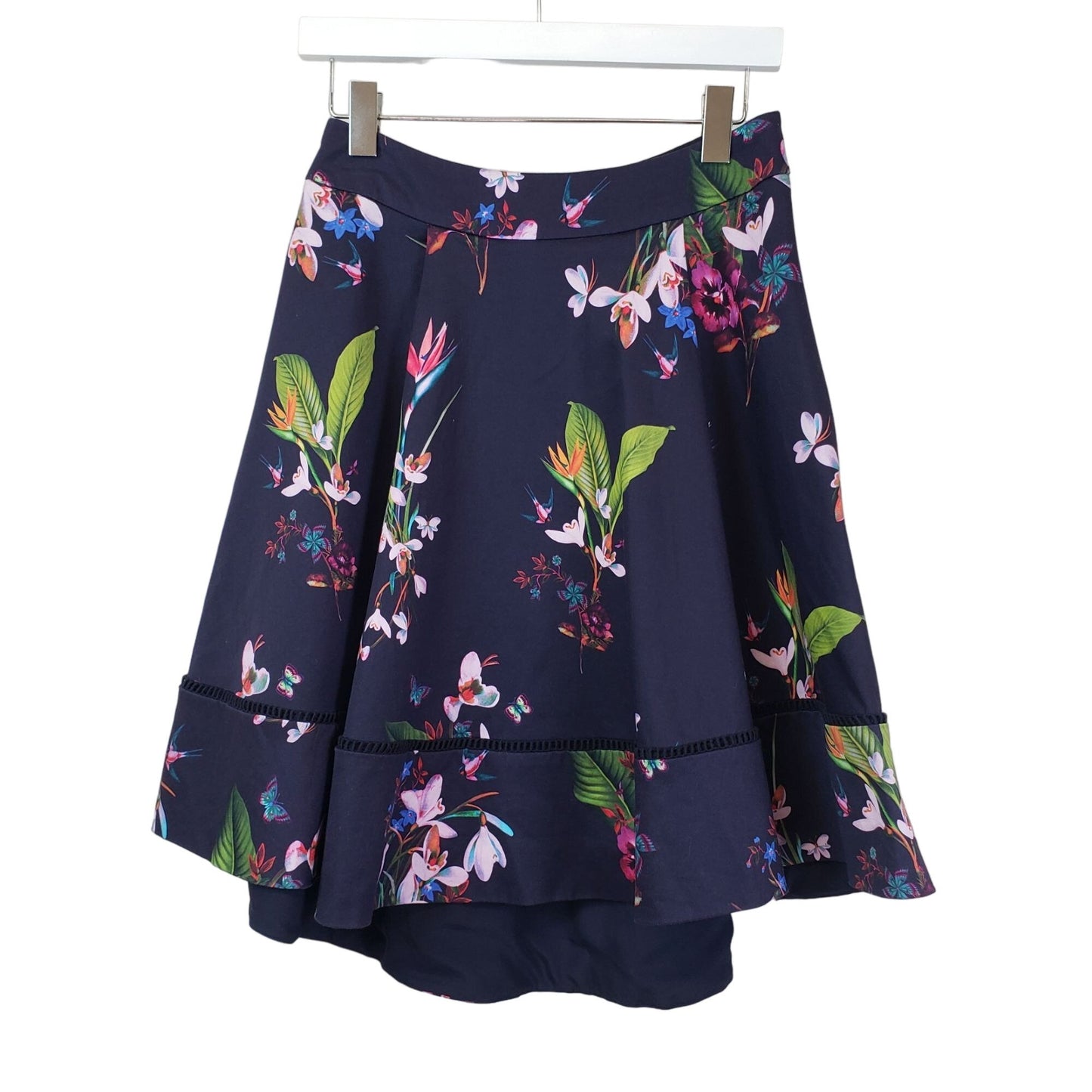 Ted Baker Plio Skirt in Tropical Oasis Floral Print Size TB 2/US 6