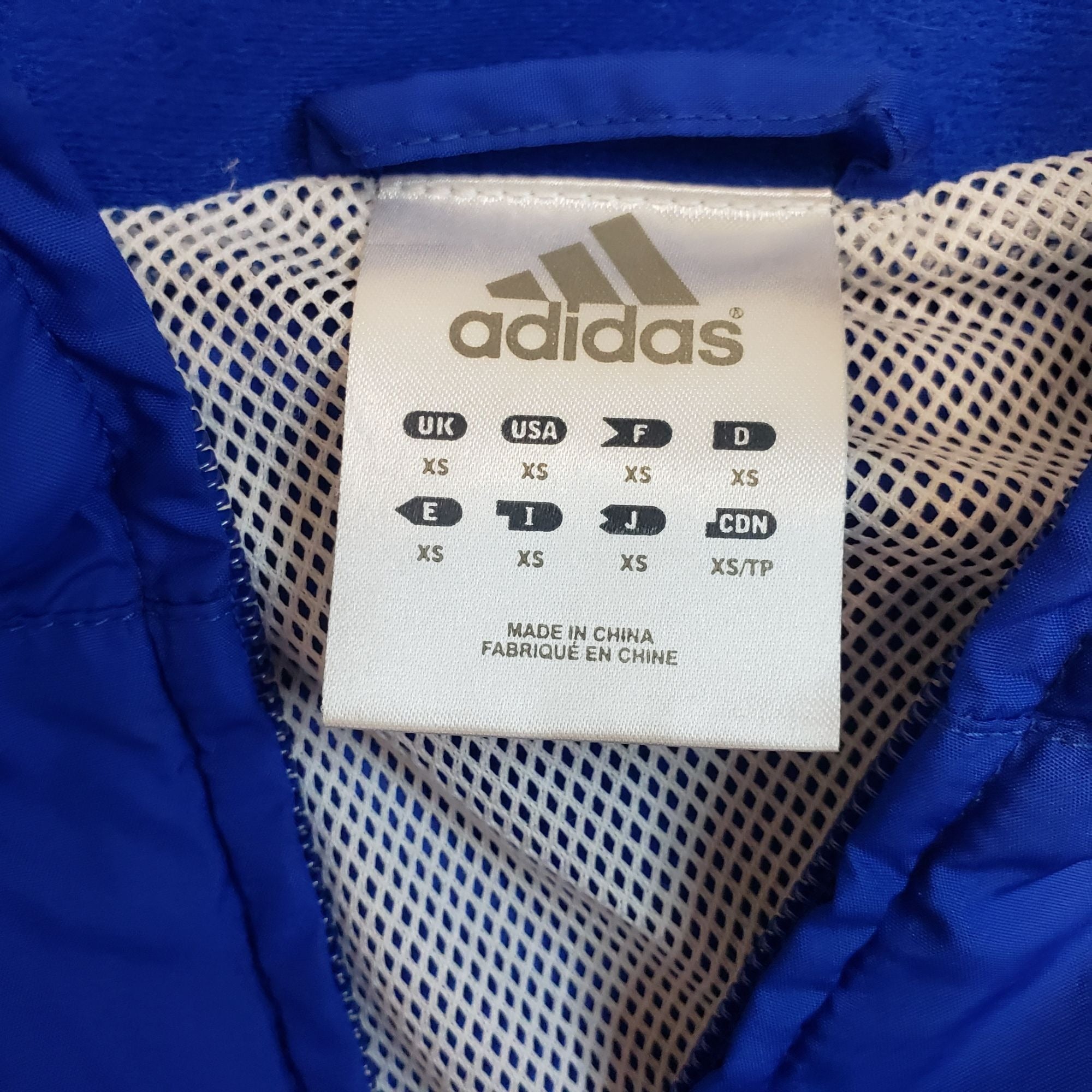 Adidas Full Zip Track Jacket Size XS theuntamedthread