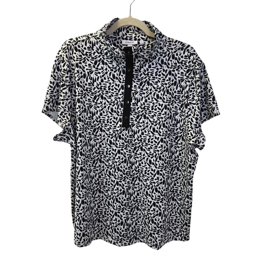 NWT Chico's Zenergy UPF Points Snap Mock Neck Top Size Chico's 4/XXL