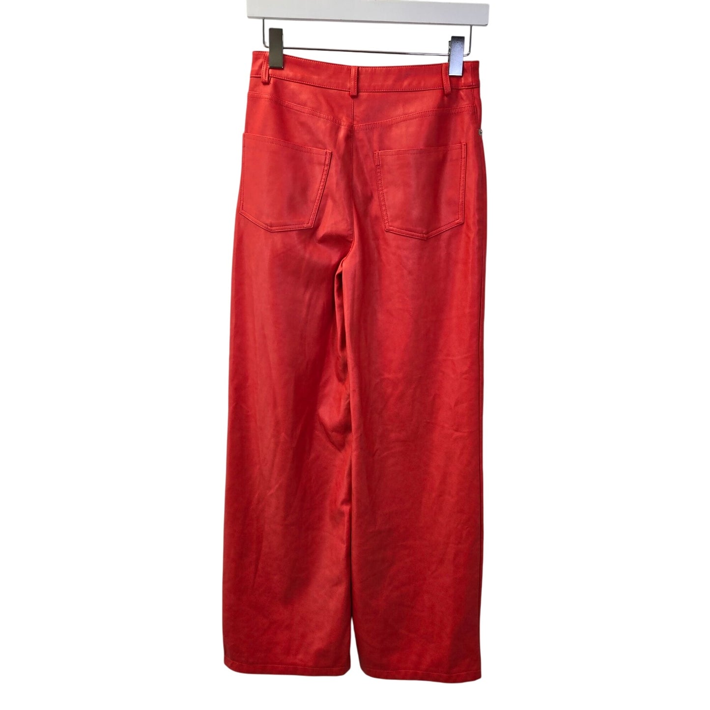 Urban Outfitters Vegan Leather High Rise Wide Leg Pants Size 26