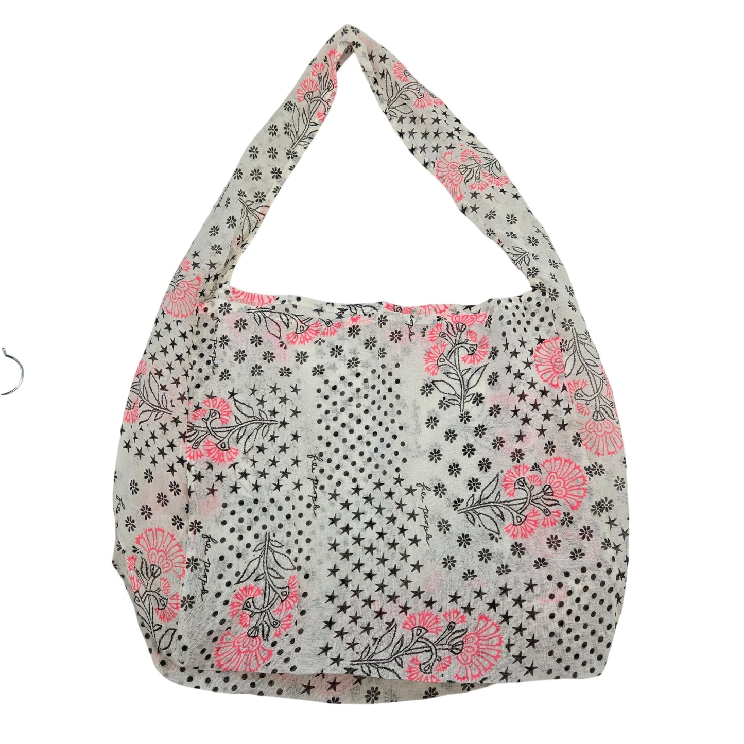 Free People Large Floral & Star Print Gauzy Sling Tote Bag
