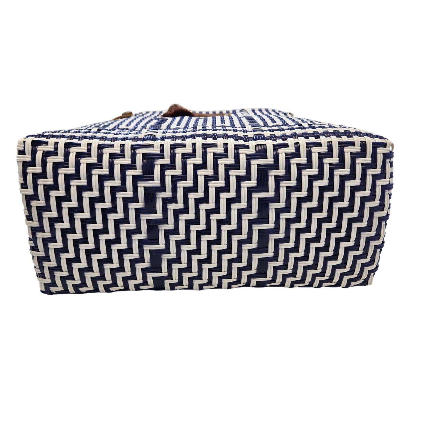 Mavis by Herrera Less Pollution Convertible Woven Satchel Handbag