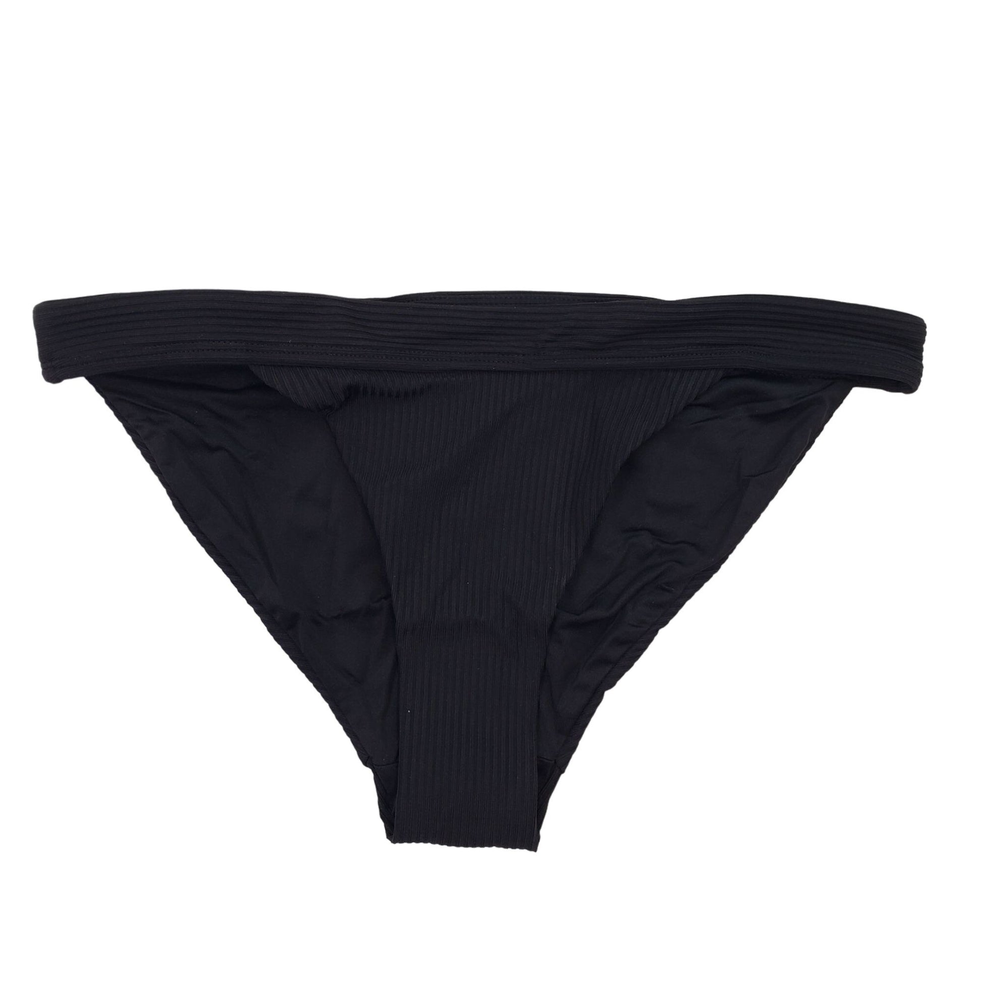 The Banded - Bottom - Ribbed - Black – Andie Swim