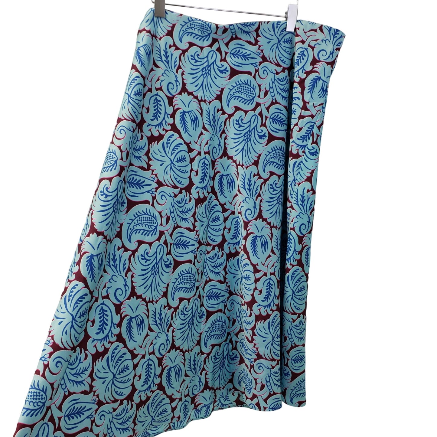 J. Crew Paisley Print Midi A-Line Skirt Size 3XL