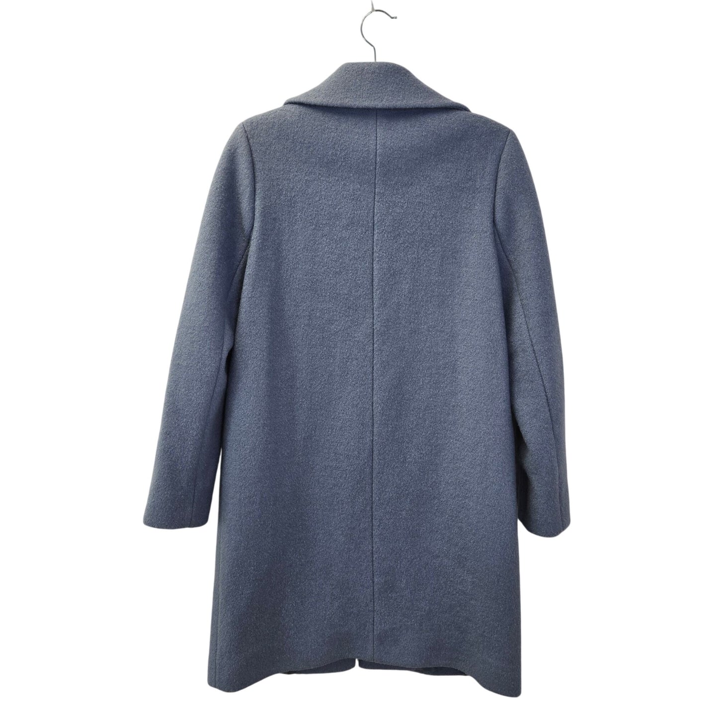 Halogen Wool Blend Baby Blue Two Button Coat Size Small