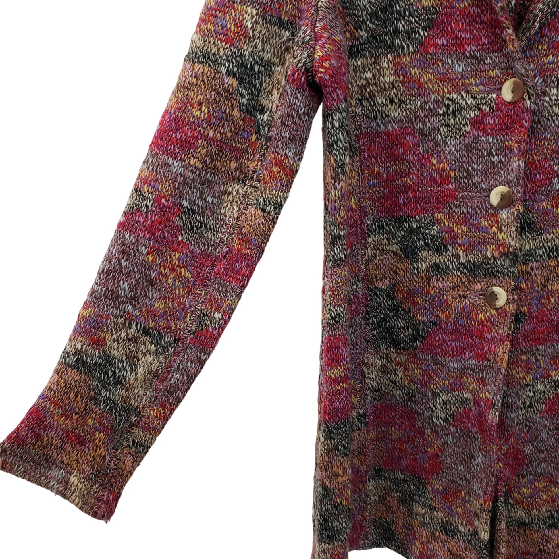J. Jill Wool Blend One Button Cardigan Sweater Size Medium –