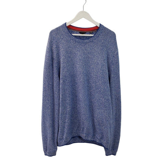 Ted Baker Heathered Blue Crewneck Sweater Size TB 7/US 3XL