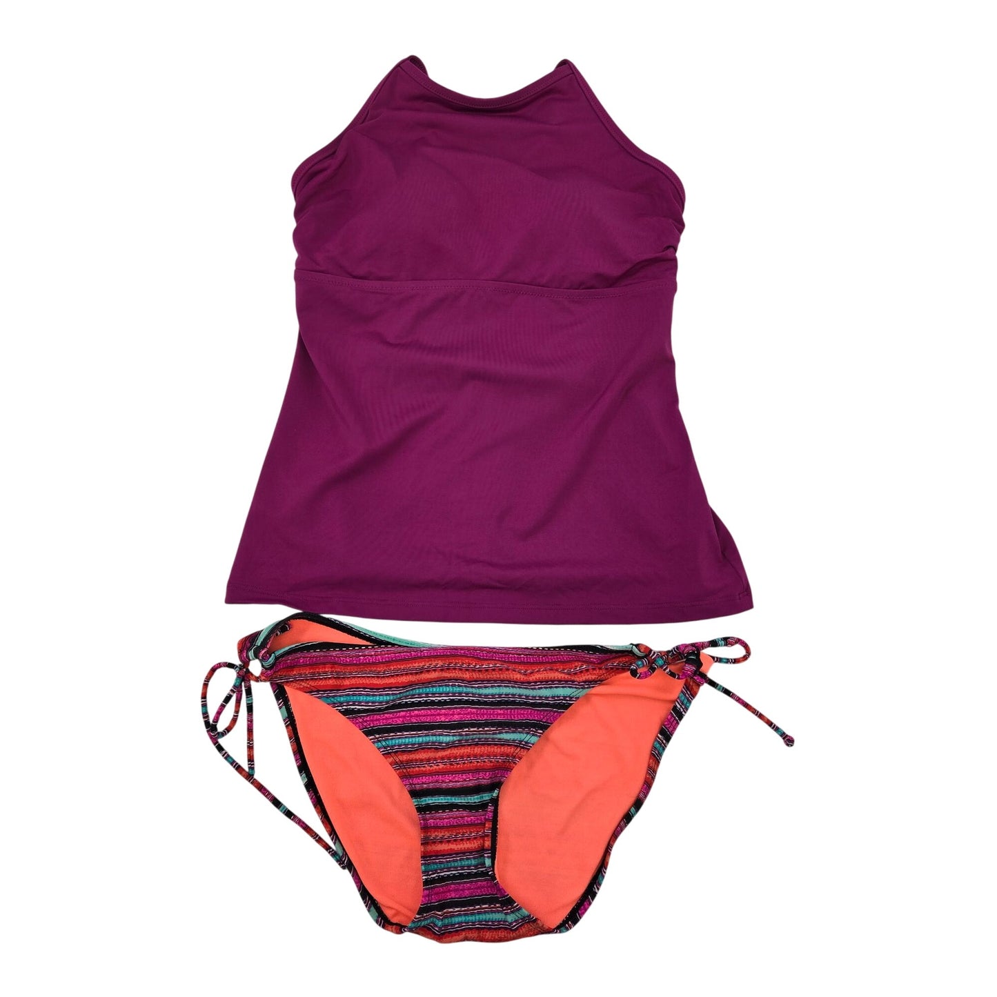 Athleta Halter Neck Strappy Tankini Bikini Set Size Medium