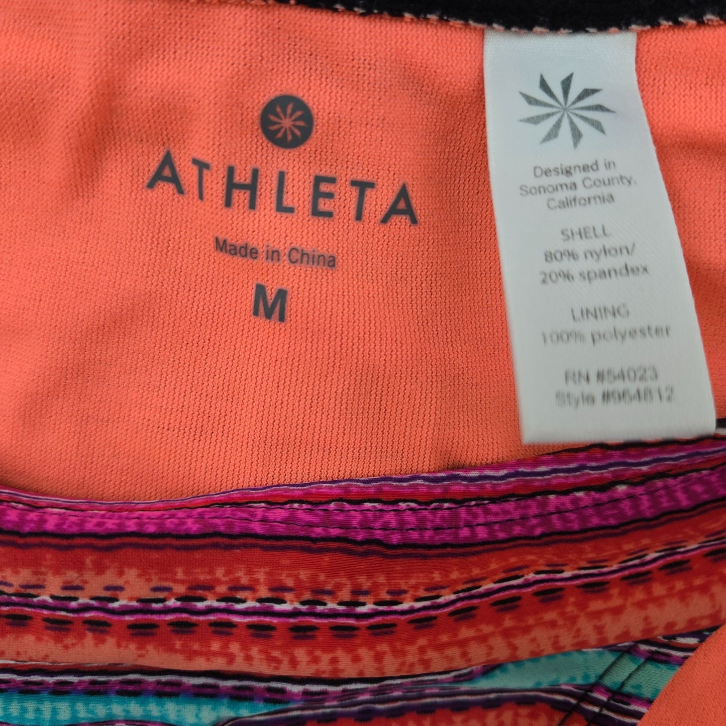 Athleta Halter Neck Strappy Tankini Bikini Set Size Medium