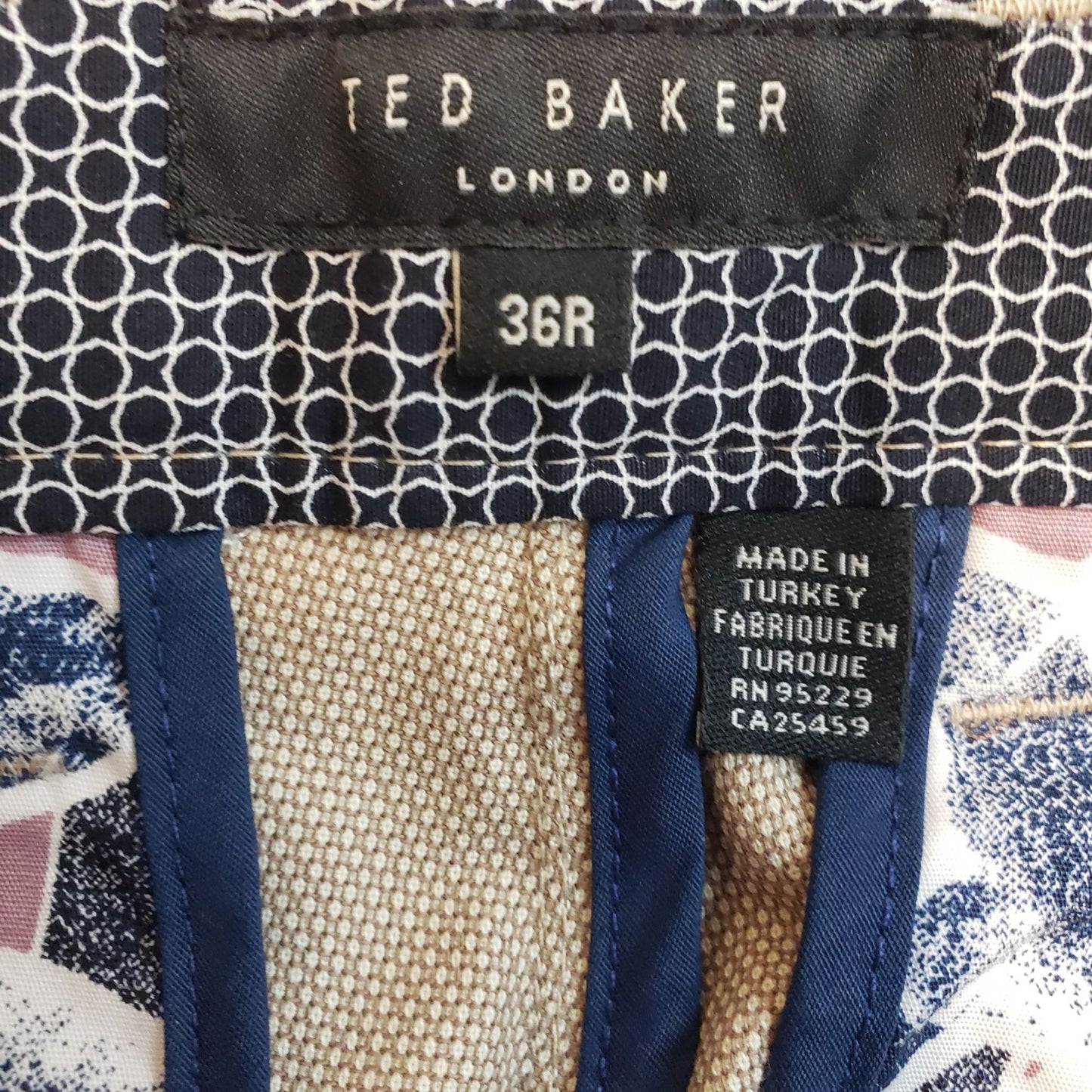 Ted Baker London Penguin Pants in Sand Size 36R