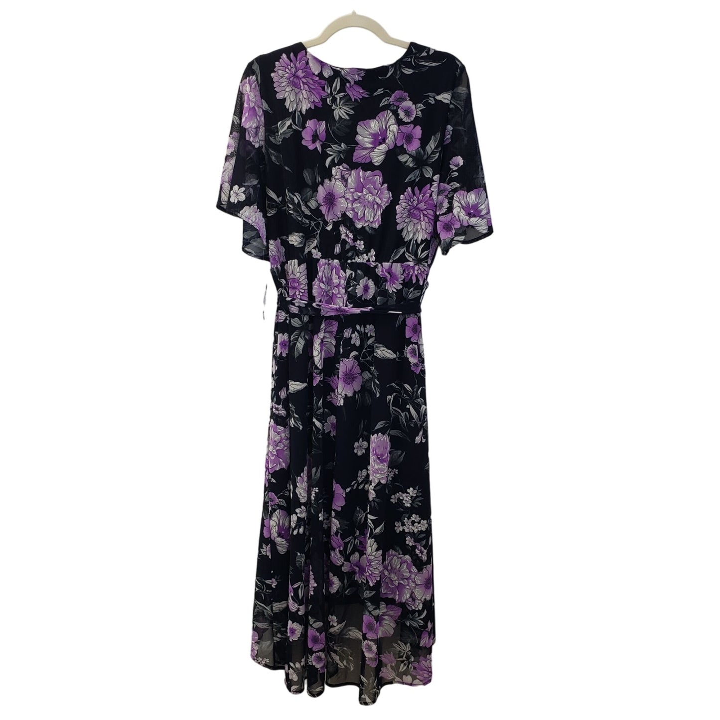 NWT R&M Richards Floral Faux Wrap Midi Dress Size 20W