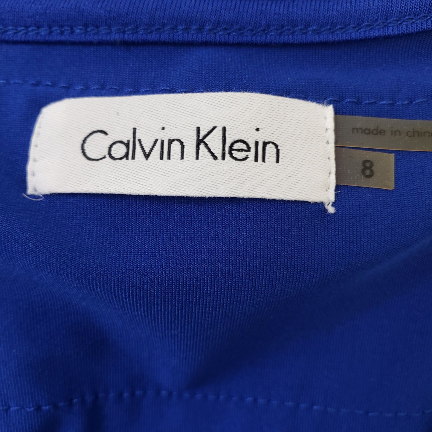 Calvin Klein Tiered Sleeveless Bodycon Dress Size 8