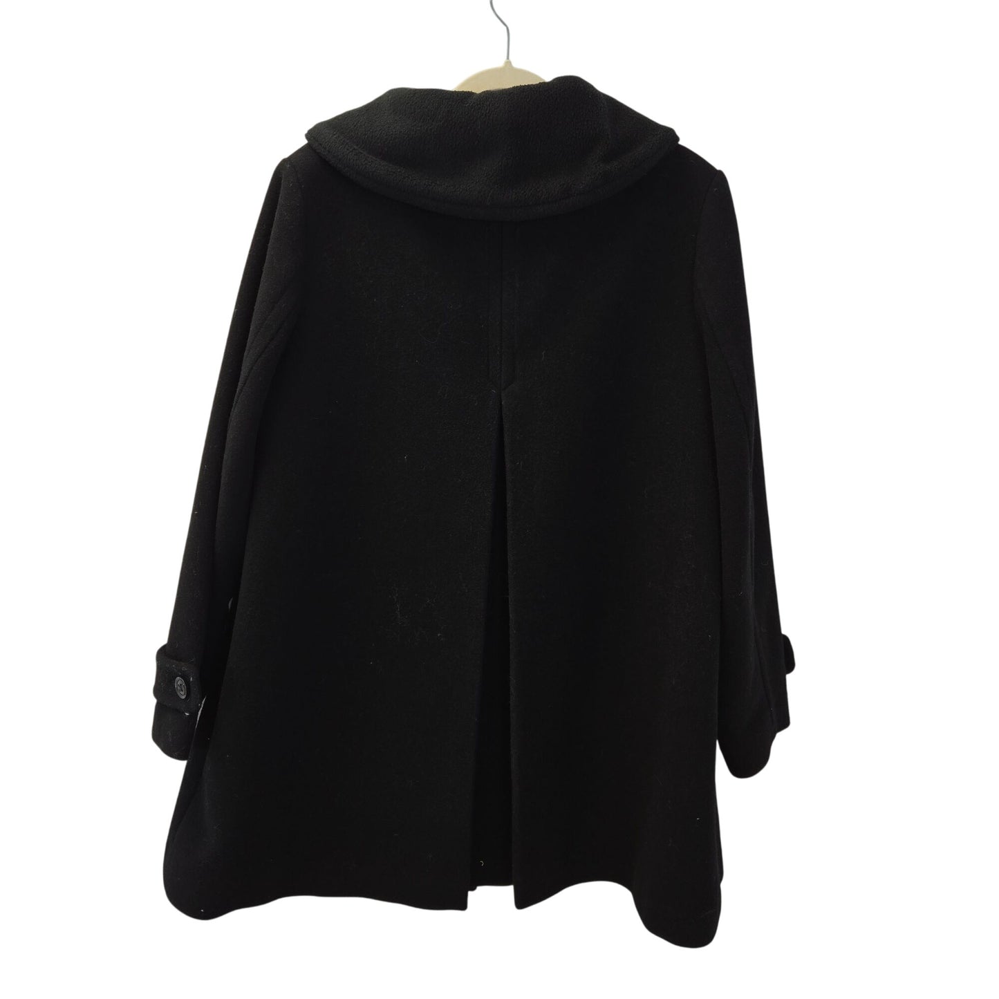 Lands' End Wool Blend Fleece Collar Swing Coat Size 2XL (est)