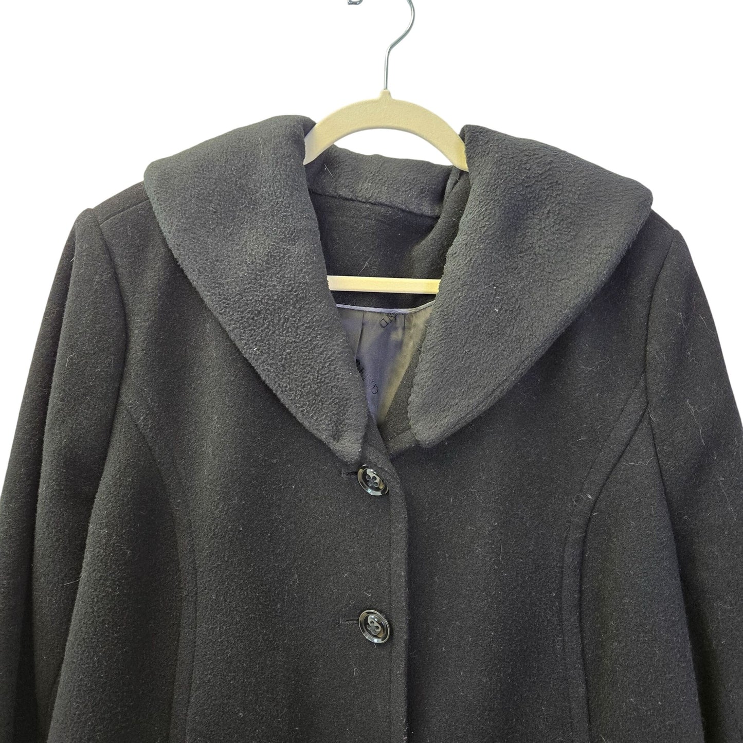 Lands' End Wool Blend Fleece Collar Swing Coat Size 2XL (est)