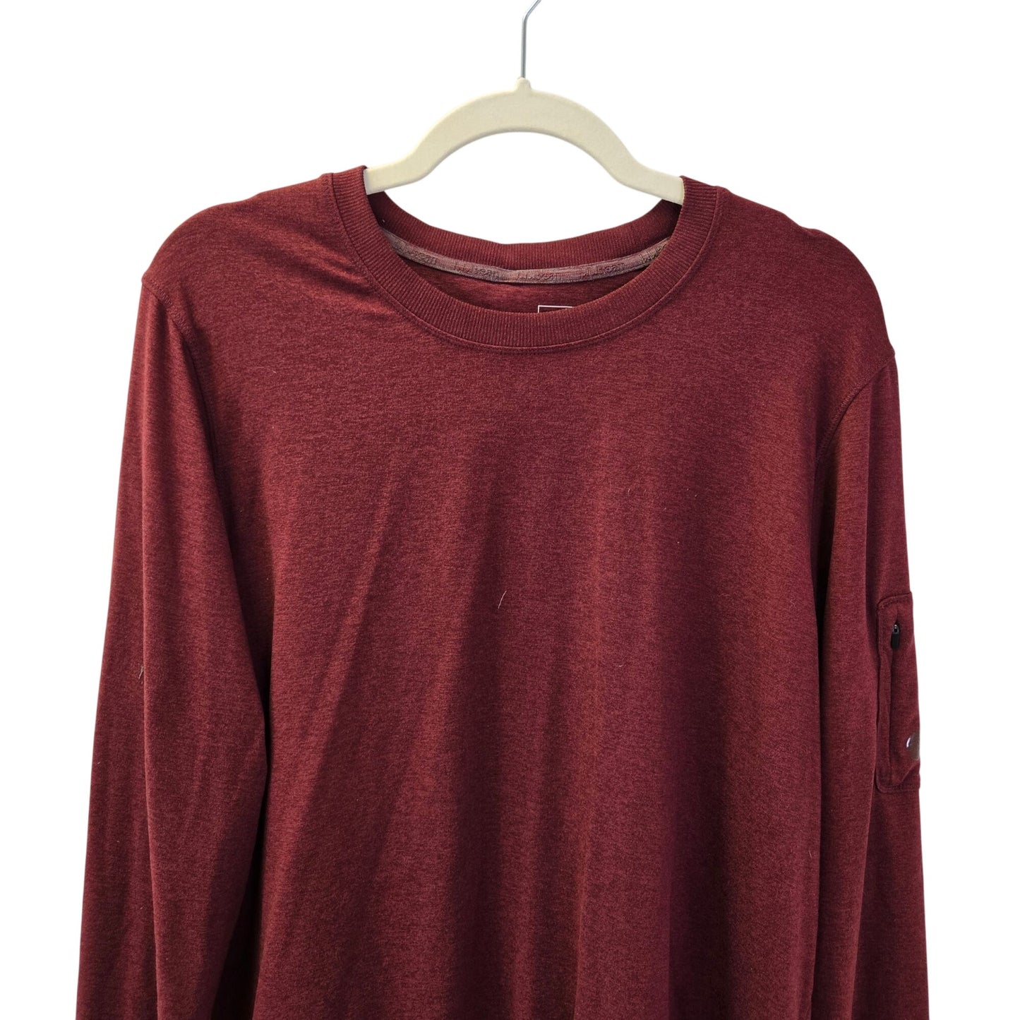 L.L. Bean Men's VentureSoft Crewneck Long Sleeve Shirt Size Large