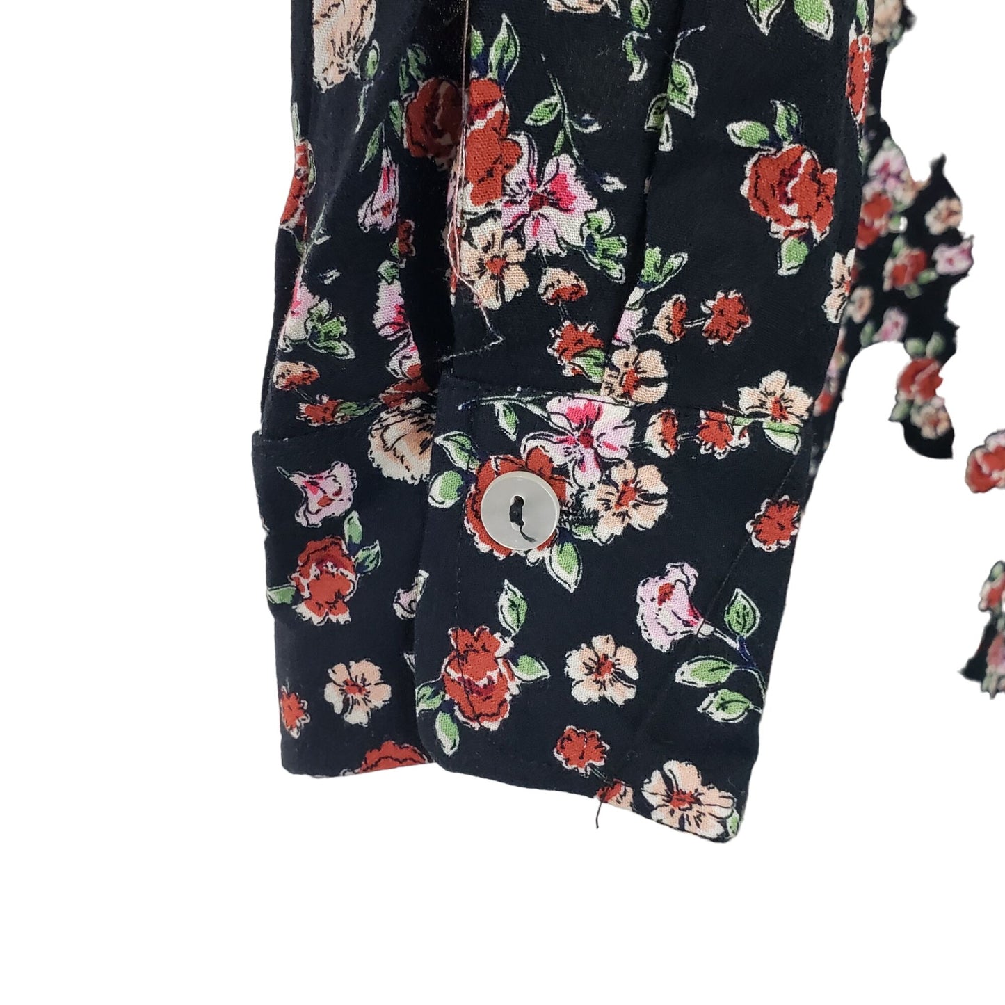 NWT MNG Mango Floral Button Front Midi Dress Size XS