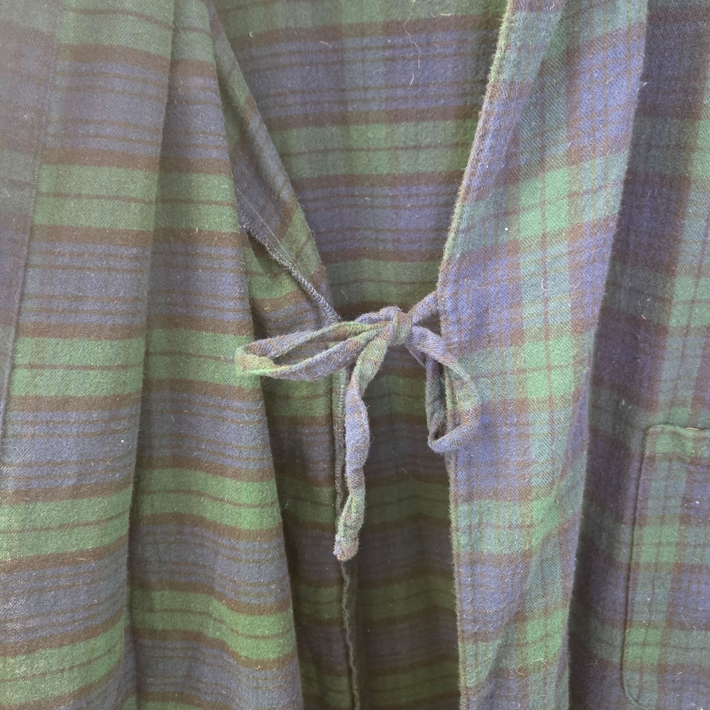 L.L. Bean Women's Scotch Plaid Flannel Robe Size XL