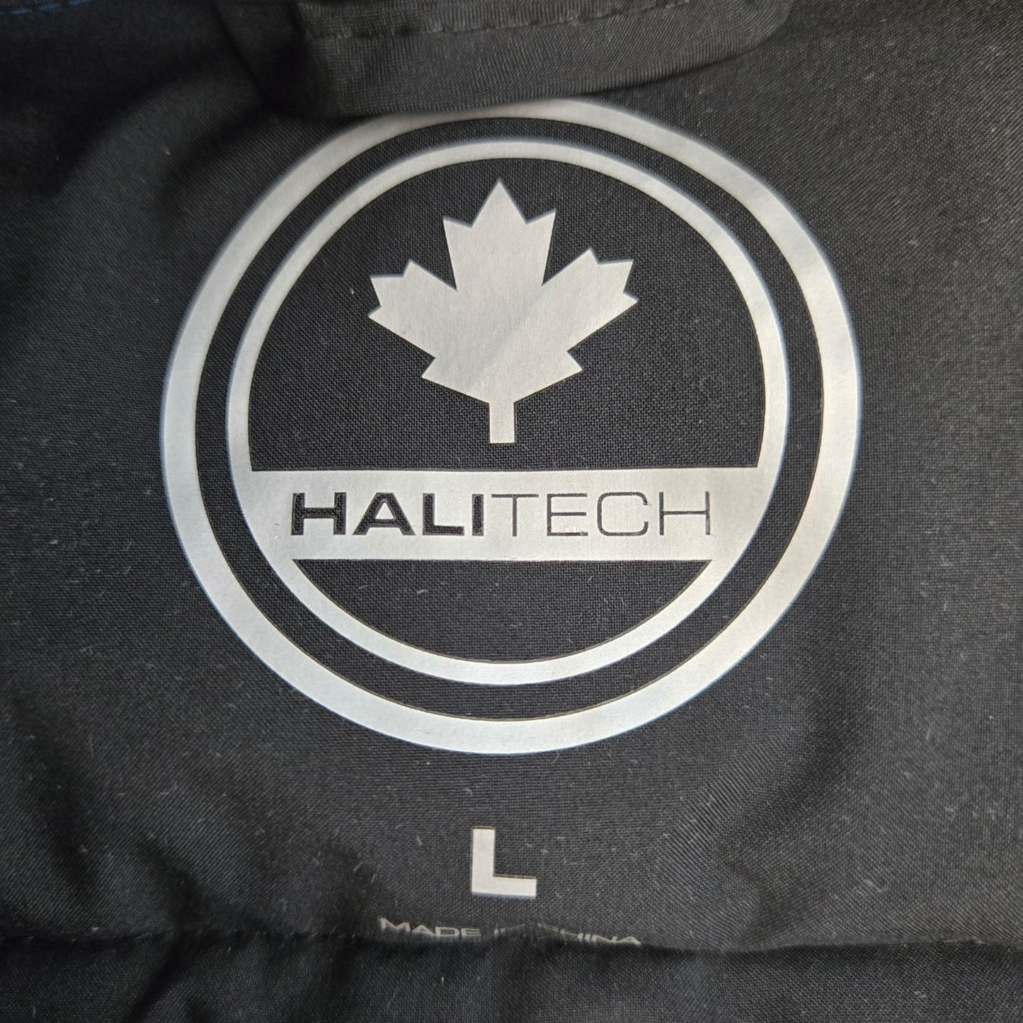 NWT Halitech Stretch Lightweight Hooded Puffer Jacket Size Large