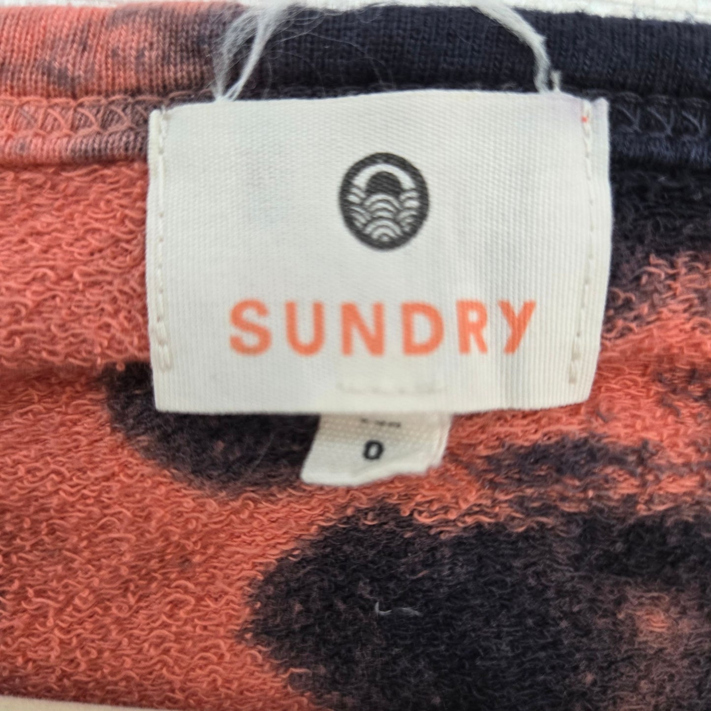 Sundry Tie Die Crewneck Sweatshirt Size 0
