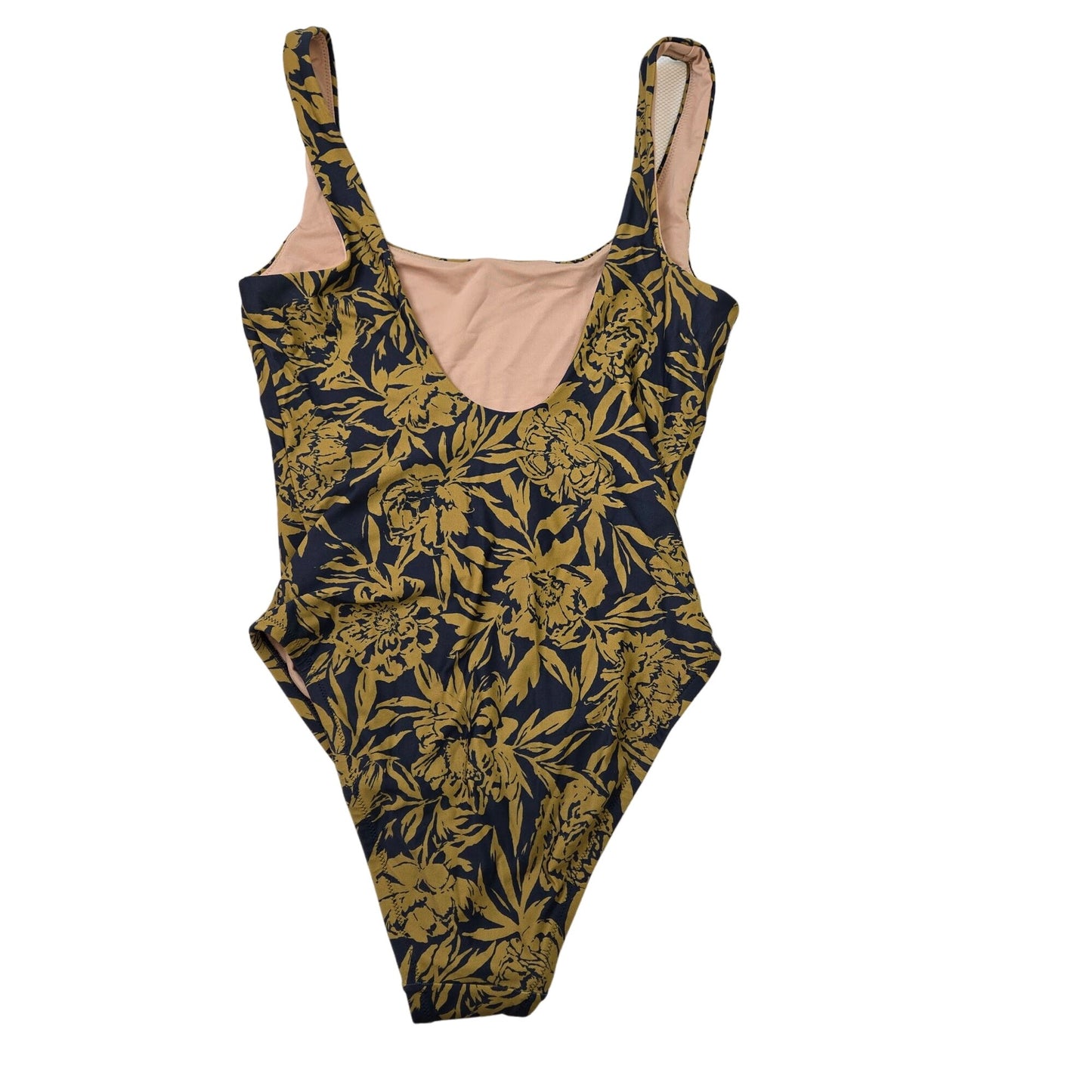 NWT Madewell Scoop-Neck One-Piece Swimsuit in Floral Size Small