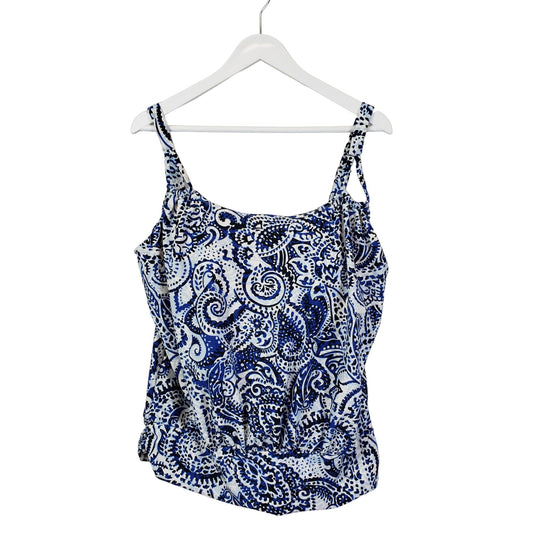 Suimsuits for All Paisley Print Tankini Top Size 14