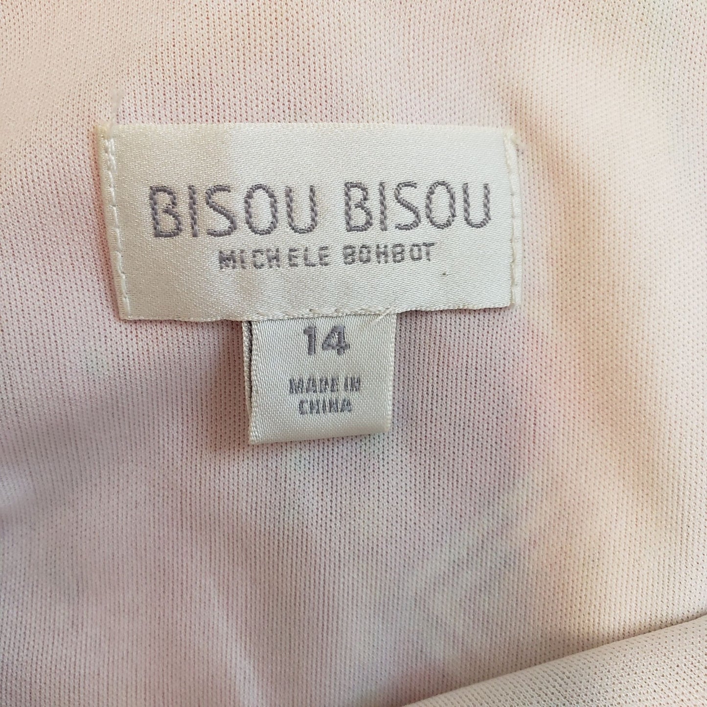 Bisou Bisou Mixed Print Boho Mini Dress Size 14