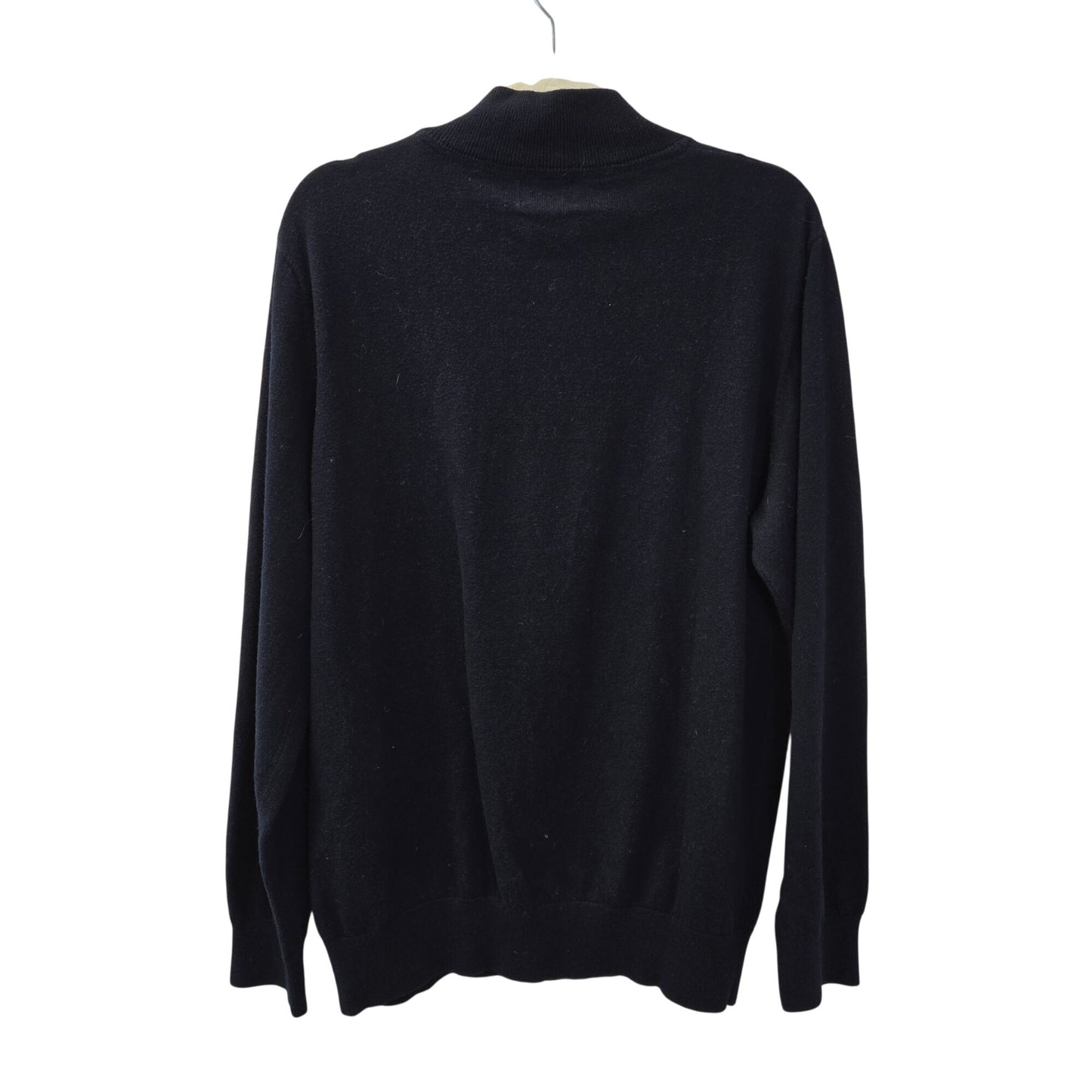 L.L. Bean Cotton & Cashmere Blend Quarter Zip Sweater Size Large