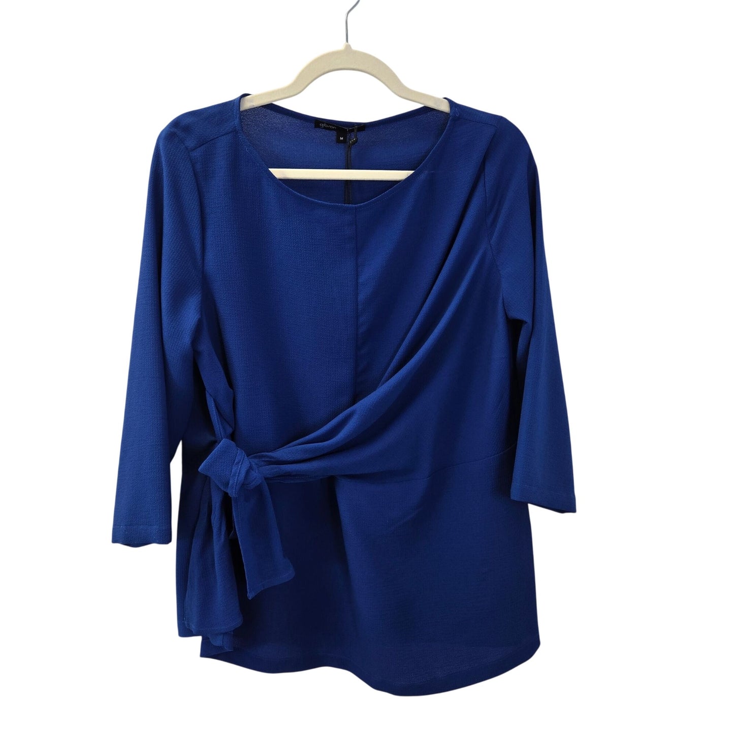NWT Gibson Side Tie 3/4 Sleeve Blouse Size Medium
