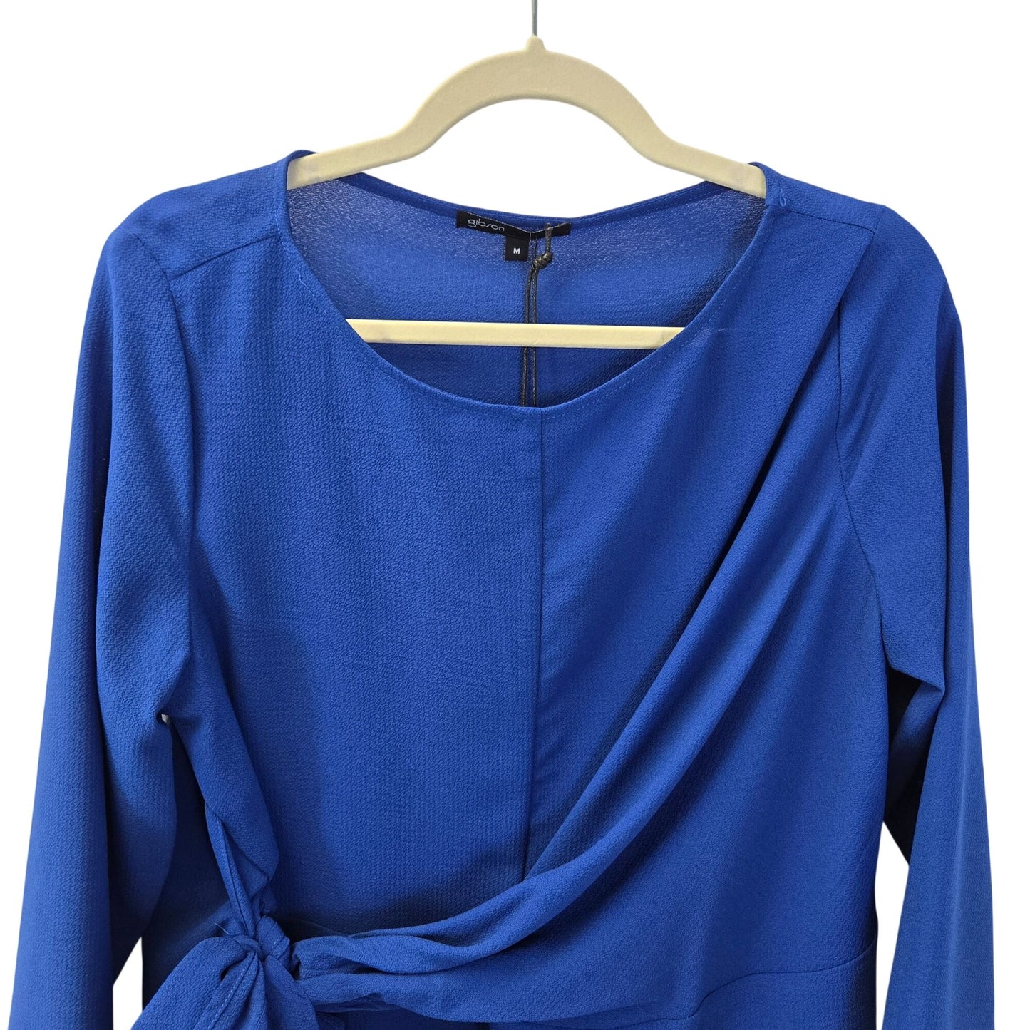 NWT Gibson Side Tie 3/4 Sleeve Blouse Size Medium