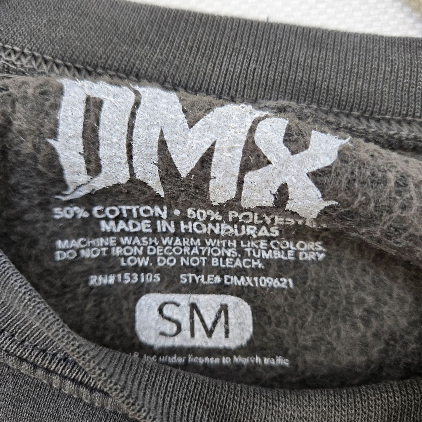 NWOT DMX Graphic Licensed Band Concert Sweatshirt