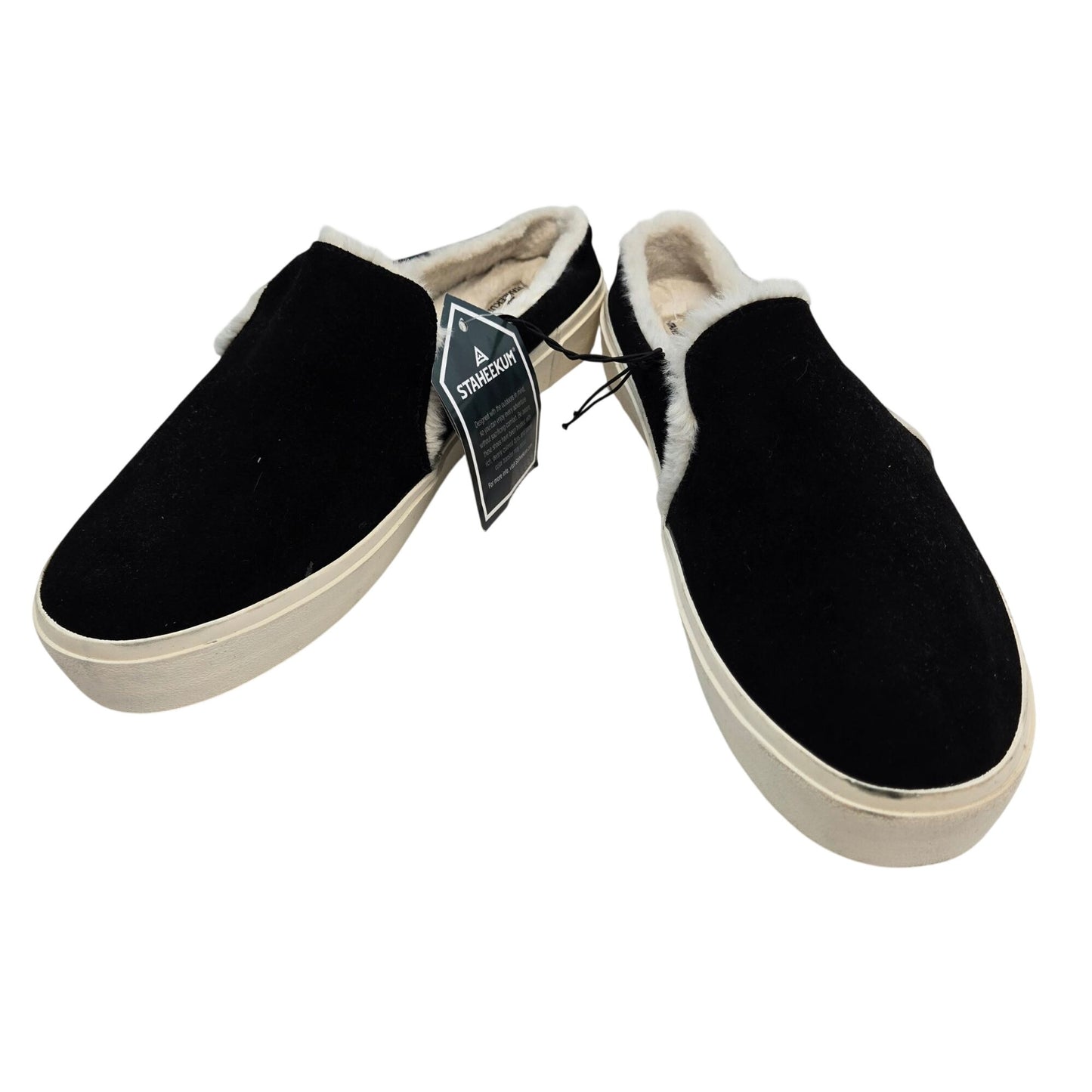 NWT Staheekum Suede Leather Cozy Camp Mules Size 9
