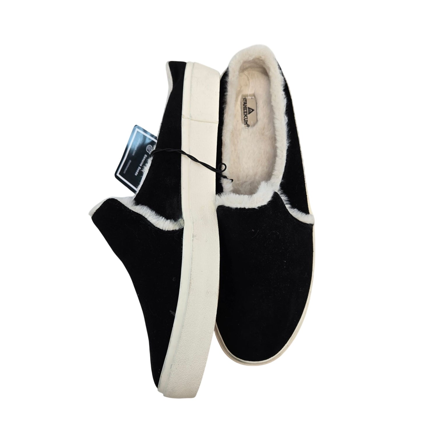 NWT Staheekum Suede Leather Cozy Camp Mules Size 9