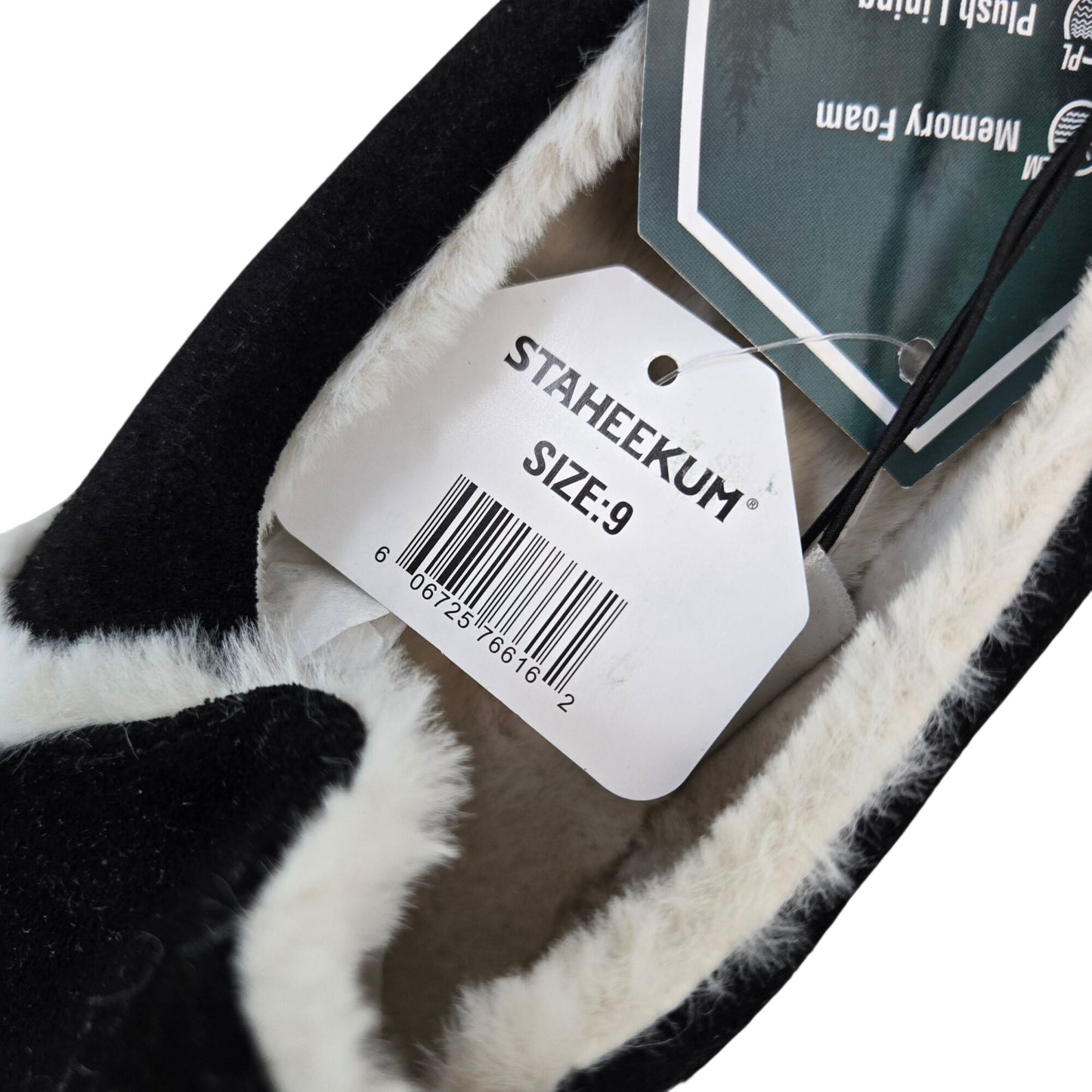 NWT Staheekum Suede Leather Cozy Camp Mules Size 9