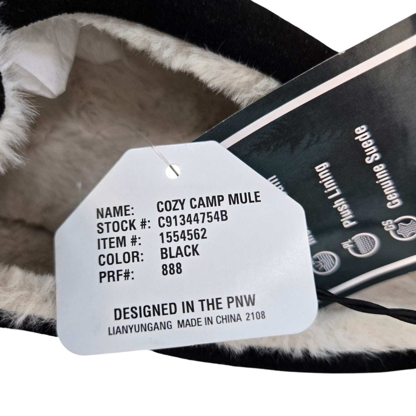 NWT Staheekum Suede Leather Cozy Camp Mules Size 9