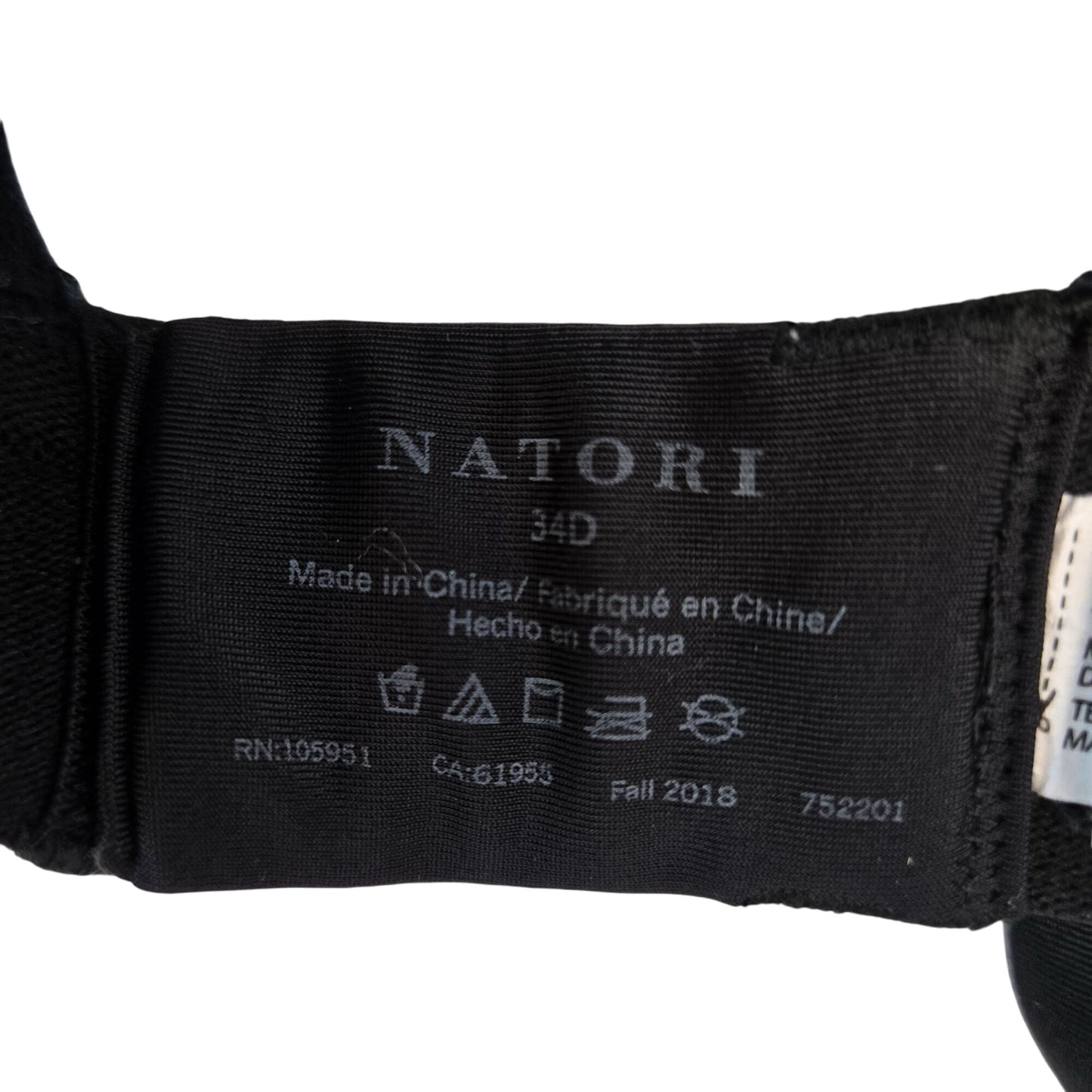 Natori Gravity Contour Underwire Sports Bra Size 34D