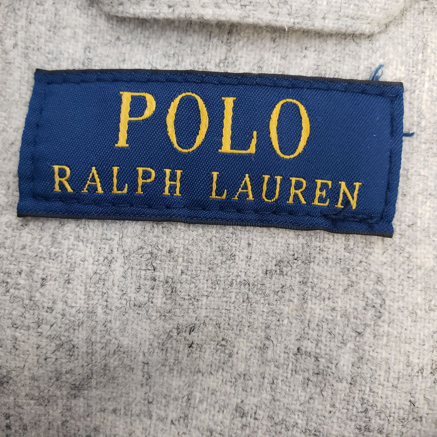 Polo Ralph Lauren Wool Blend Long Quilted Coat Size Medium (est)