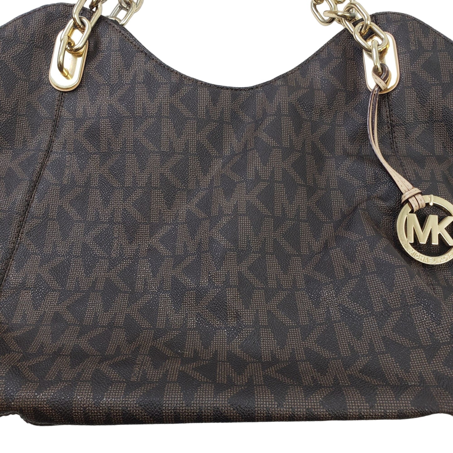 MICHAEL Michael Kors Coated Canvas Signature Satchel Handbag