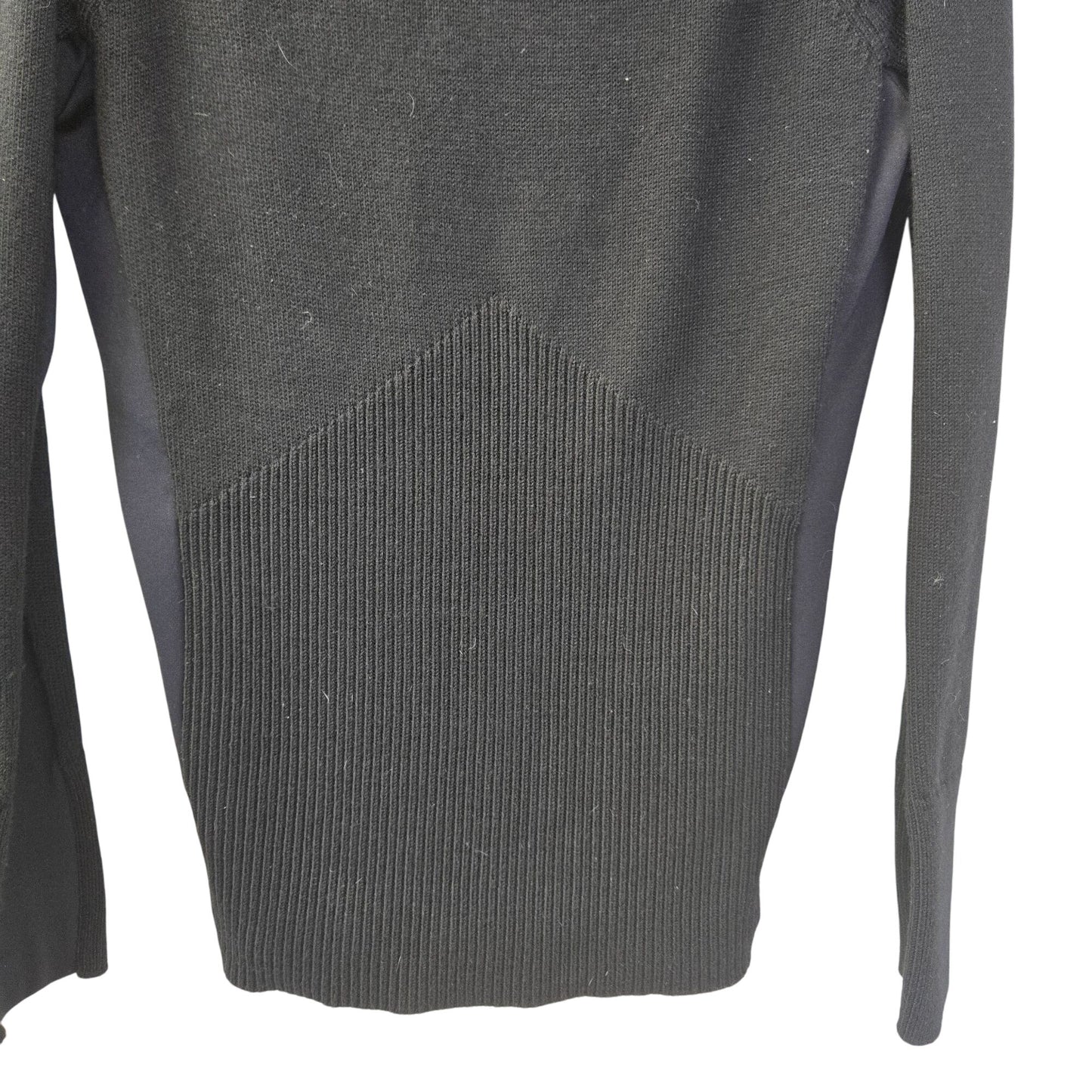 Athleta Mesa Hybrid T-Neck Merino Wool Blend Sweater Size XS