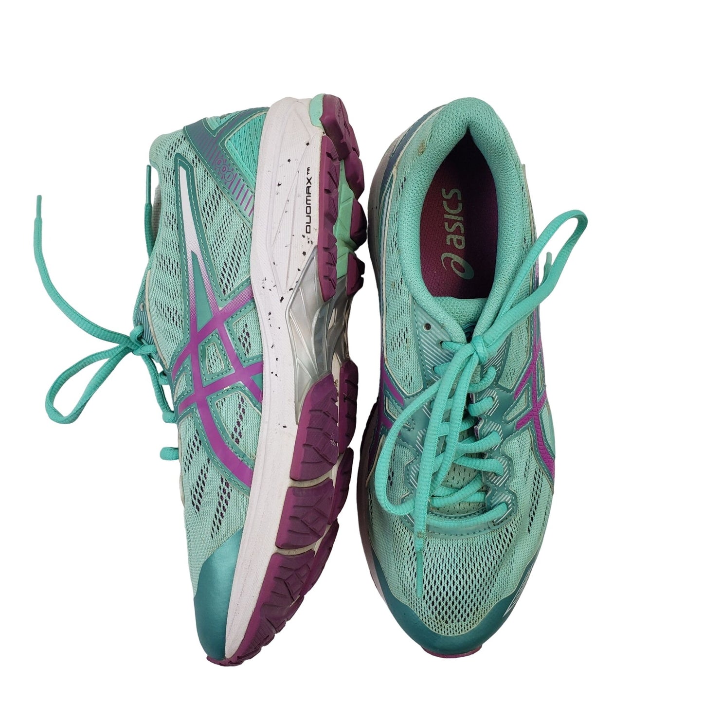 Asics GT-1000 5 Running Shoes in Mint Orchid/Cockatoo Size 8