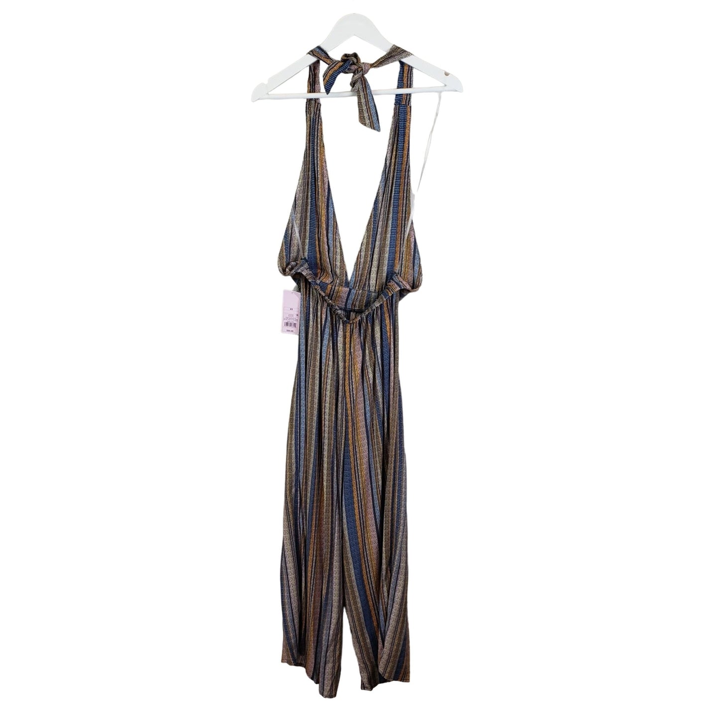 NWT Wild Fable Striped Backless Jumpsuit Size XS